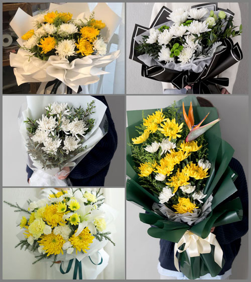 江西赣州瑞金市壬田镇白事花束代送